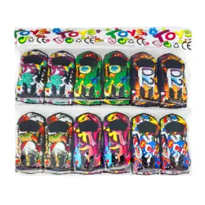 Paquete con 12 mini carros de fricción con estampado tipo grafitti / …