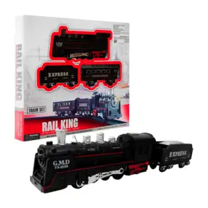 Pista armable de juguete con tren express + luces y sonido / rail kin…