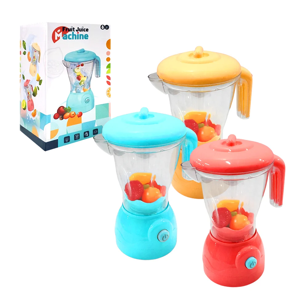 Mini licuadora de juguete con sonido, música y accesorios / fruit jui…