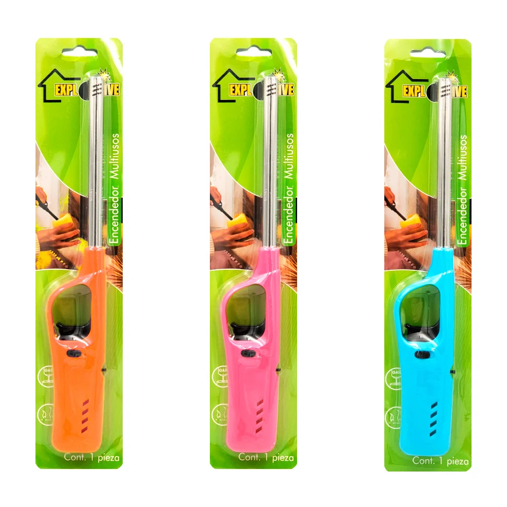 1pza Encendedor antorcha rellenable de cocina explosive con botón de …
