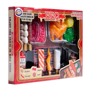 Set de comida de juguete tipo bbq, variedad de accesorios / 2024122