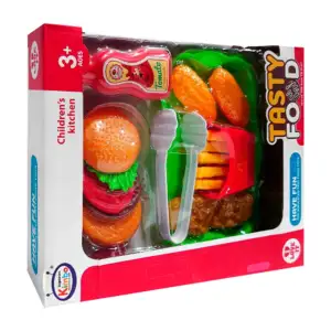 Set de juguete tipo comida rápida, variedad de accesorios / tasty foo…