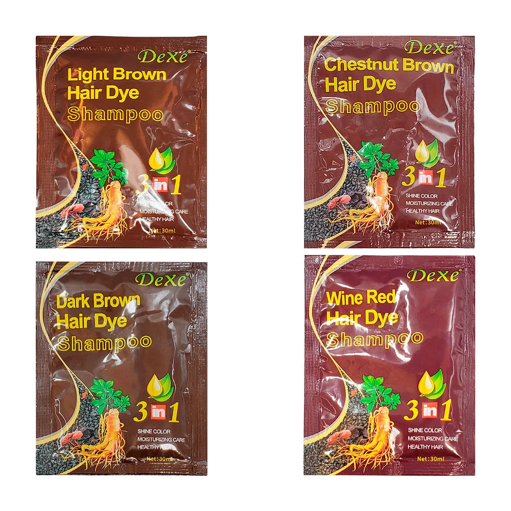1pz sobre de shampoo dexe con extractos naturales para pintar el cabe…