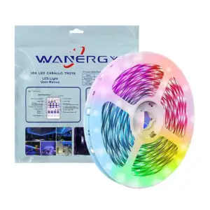 Tira led 5050-60d rgb caballo troya wanergy de 5 metros con control r…