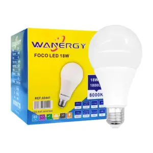 Bombilla foco ahorrador led wanergy con consumo de 18 watts / 60441