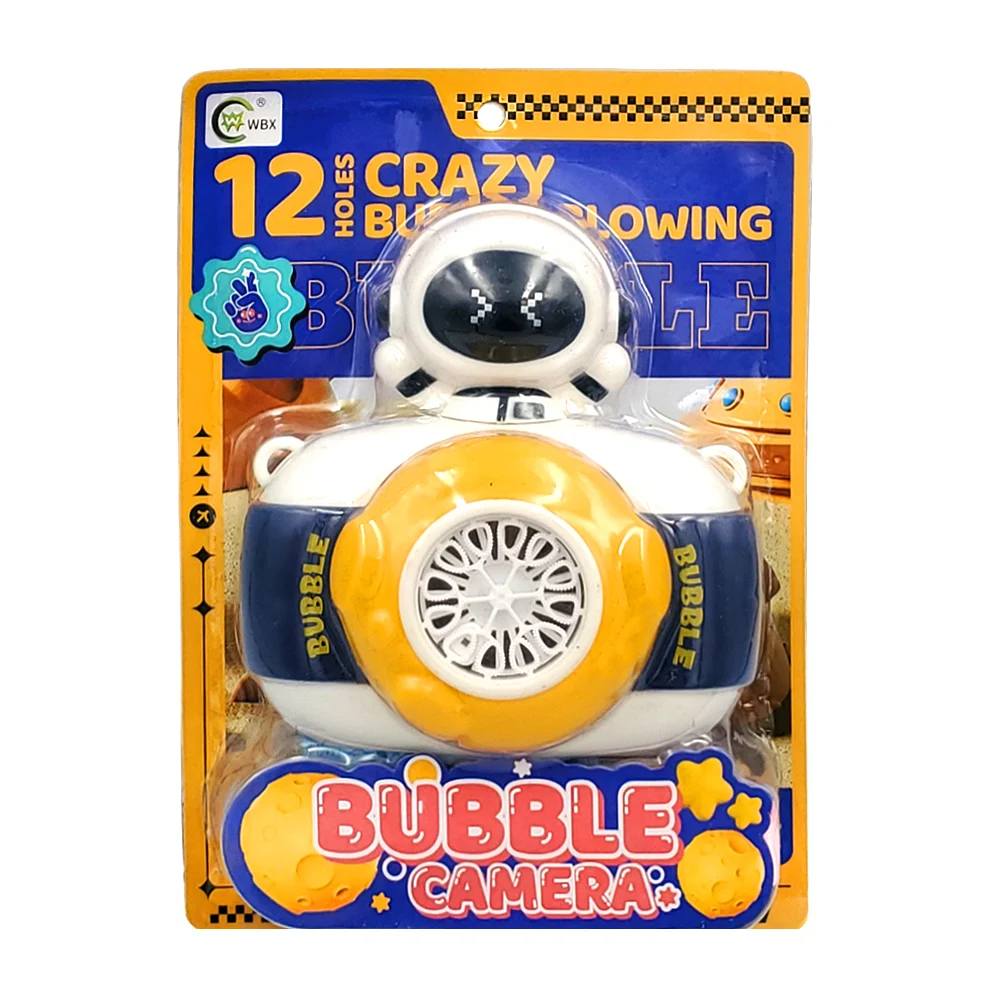 Cámara de juguete lanza burbujas con figura de astronauta + botella y…