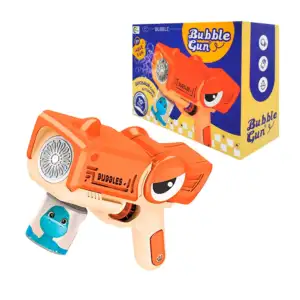 Pistola infantil lanza burbujas con estampado de ojito + botella con …