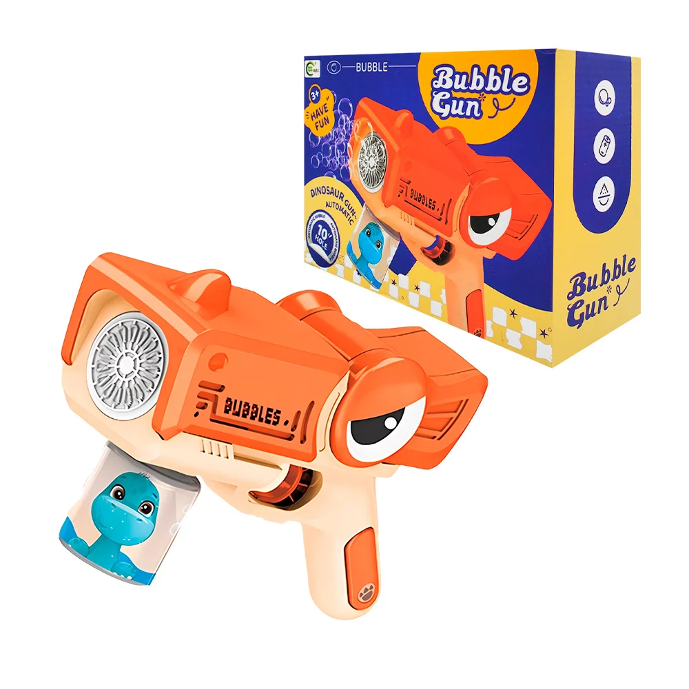 Pistola infantil lanza burbujas con estampado de ojito + botella con …