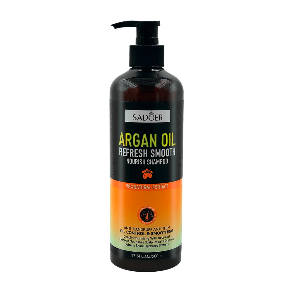 Shampoo sadoer con aceite de argán para nutrir el cabello, 500ml / sd…