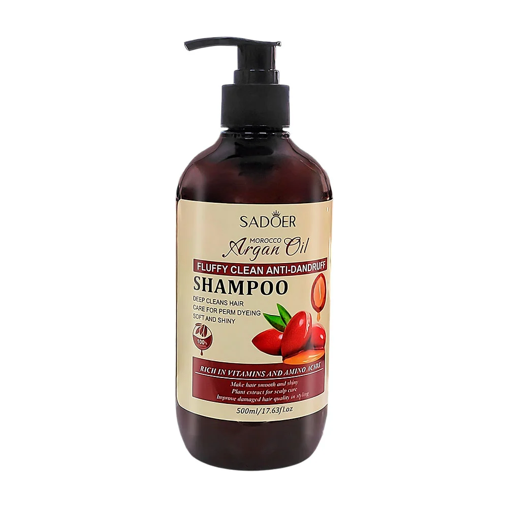 Shampoo sadoer con aceite de argán para suavidad y anti-quiebre, 500m…