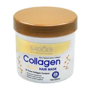 Mascarilla capilar sadoer con colágeno para restaurar el cabello, 500…
