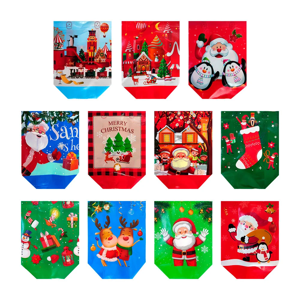 Bolsa chica ecológica con diseño navideño, variedad de diseños 20x23x…
