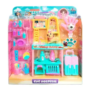 Set de juego con temática de hospital veterinario, varios accesorios …