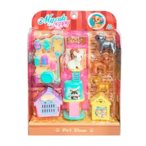 Set de juego con temática de veterinaria - pet shop, varios accesorio…