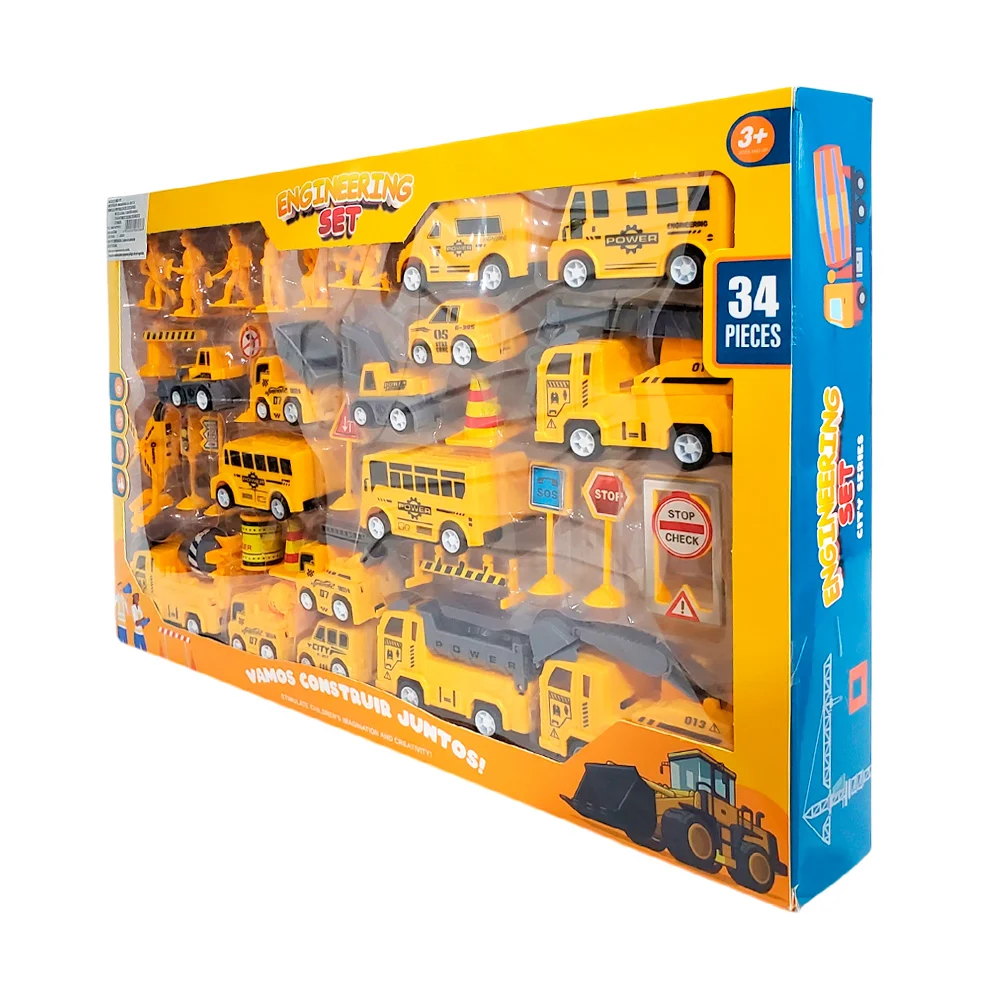 34pz juguetes infantiles con forma de coches, accesorios, personajes …