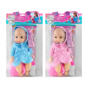 Muñeca bebé sweet baby con bata de baño, bacinica, biberón y jabón, v…