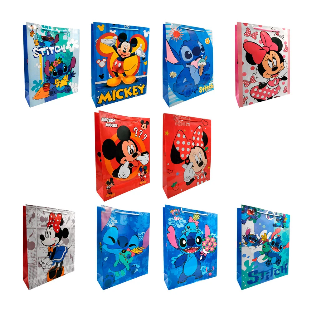 Bolsa de regalo con diseño de personajes, 32x40x10cm, variedad de mod…
