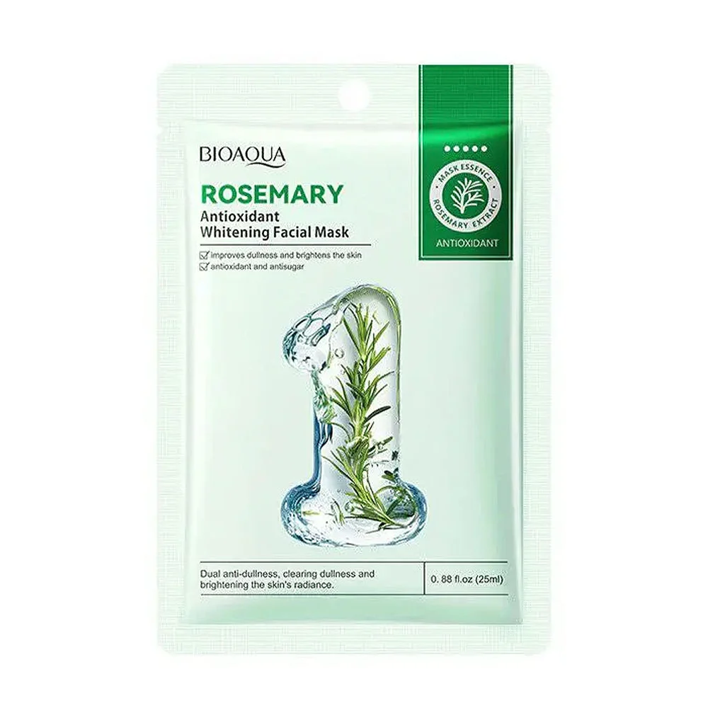 Mascarilla facial antioxidante bioaqua con extracto de romero, 25ml /…