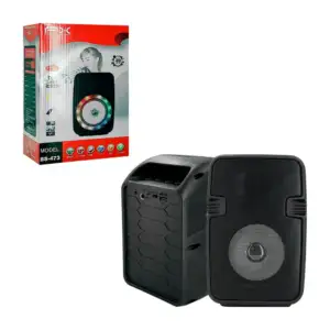 Bocina bluetooth fx portatil, múltiples conectores + luz rgb / bs-473