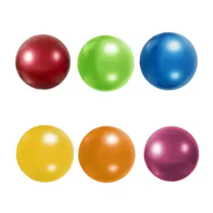 1pza Pelota desinflada lisa de látex, infantil, variedad de colores /…