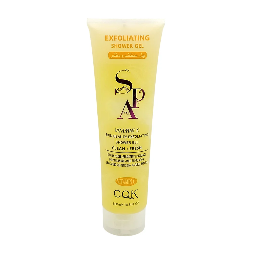 Gel limpiador y exfoliante para el spa con vitamina c / c638 / cqk-3589