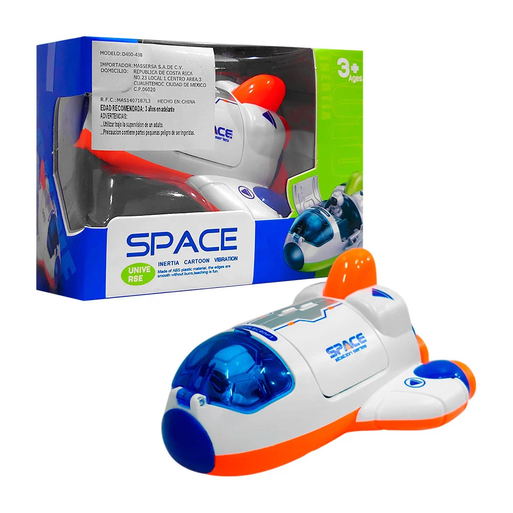 Mini cohete / nave espacial de fricción abre puertas / space / d400-4…