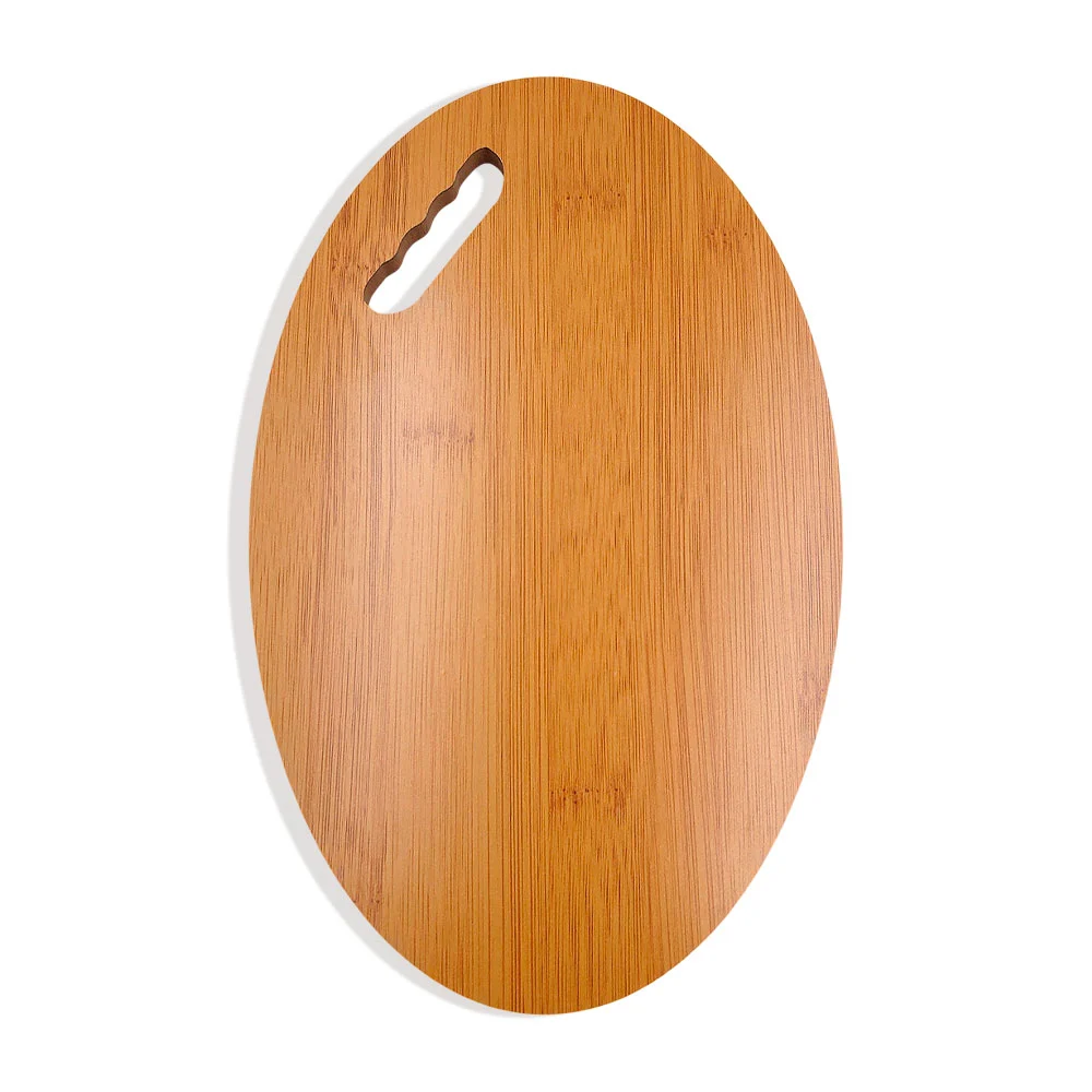 Tabla ovalada de madera para cocina 30x20cm, grosor 0.8cm / E4024