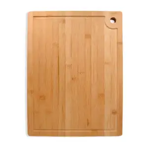 Tabla rectangular grande de bambú para cortar alimentos, 40x30x1.8cm …