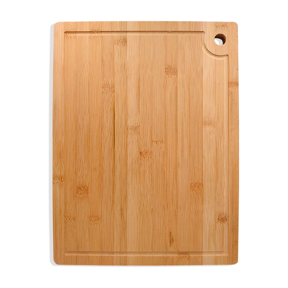 Tabla rectangular grande de bambú para cortar alimentos, 40x30x1.8cm …