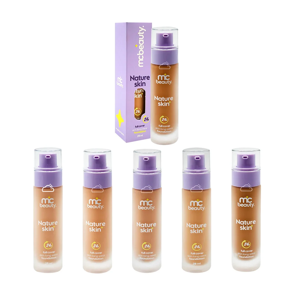 Base liquida mc con cobertura completa y larga duración 28ml, variedad