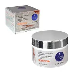 Crema-mascarilla de barro con extracto de arroz para el cuidado de la…