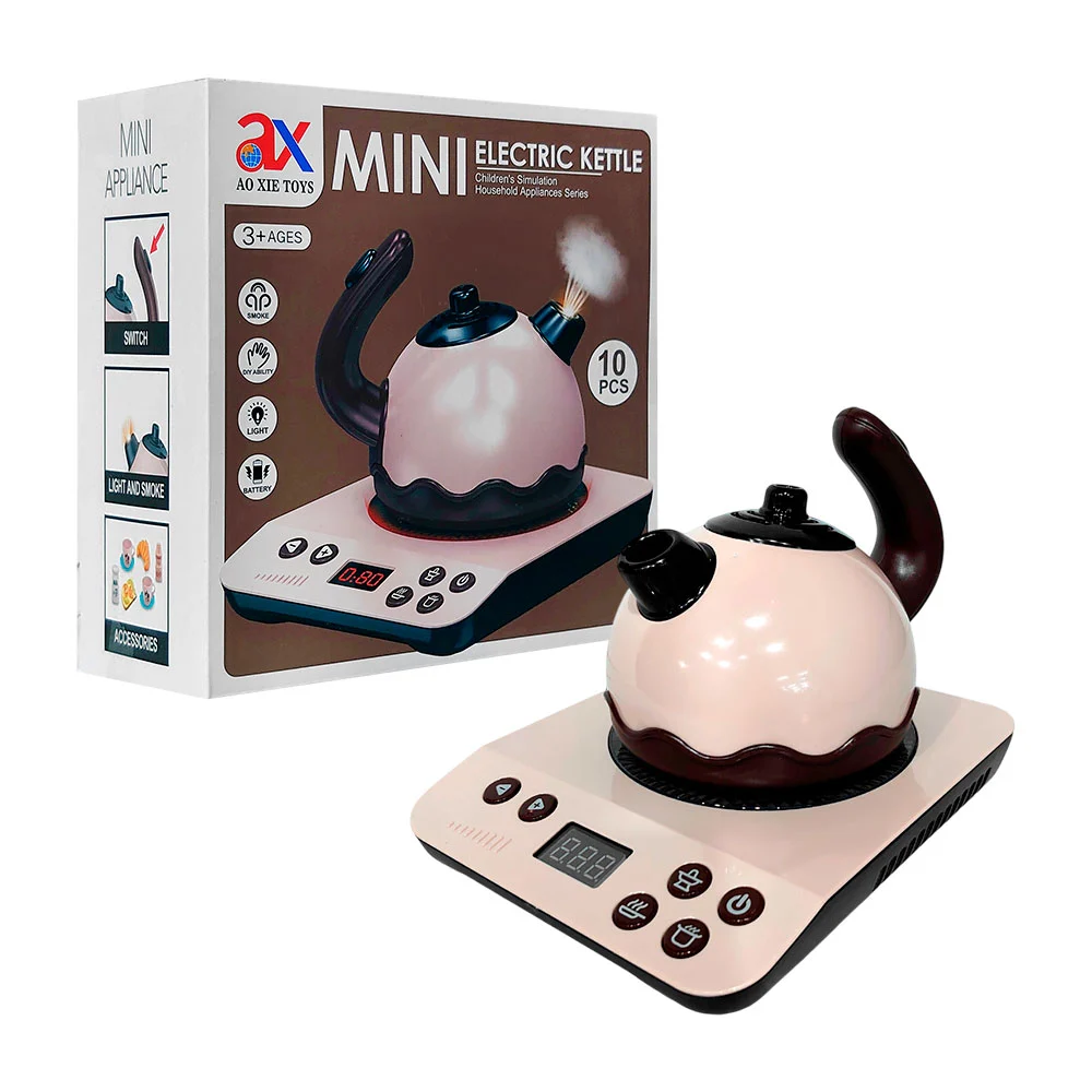 Mini tetera eléctrica de juguete con parrilla + luces y accesorios / …