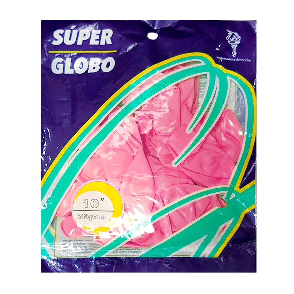 Paquete con 25 globos de látex, 10 pulgadas en color rosa - rosado / …