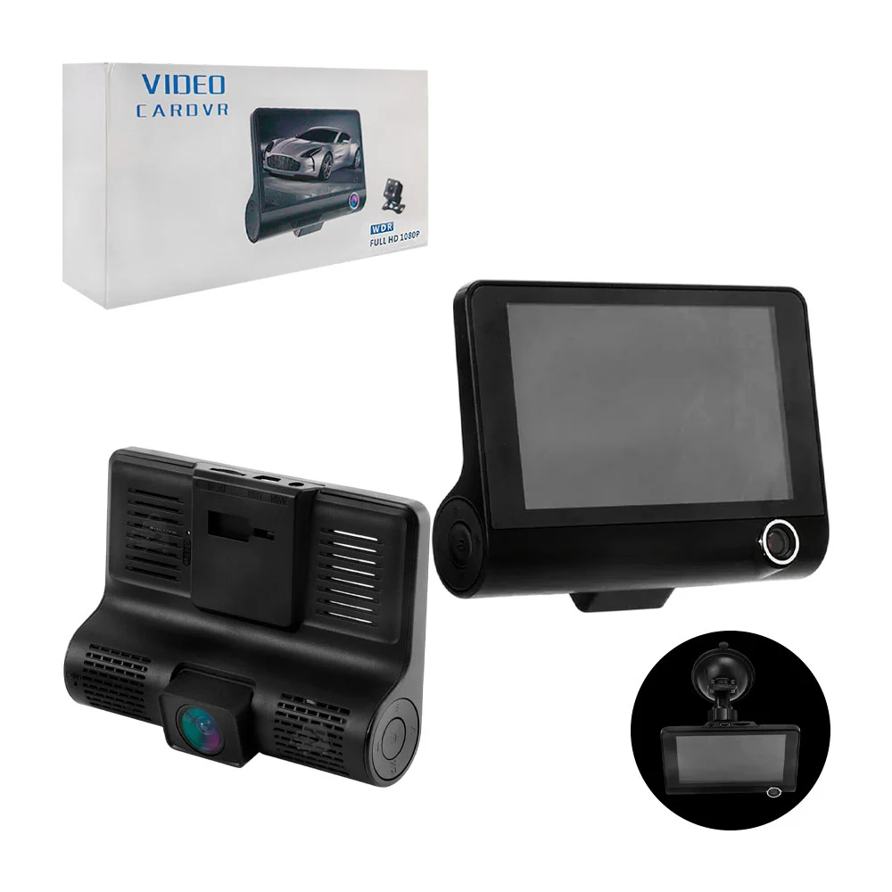 Cámara moreka para auto con pantalla digital de doble ángulo, con son…