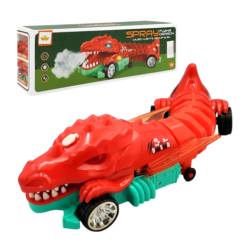 Carro bidireccional flexible con forma de dragón + lanzador de spray …