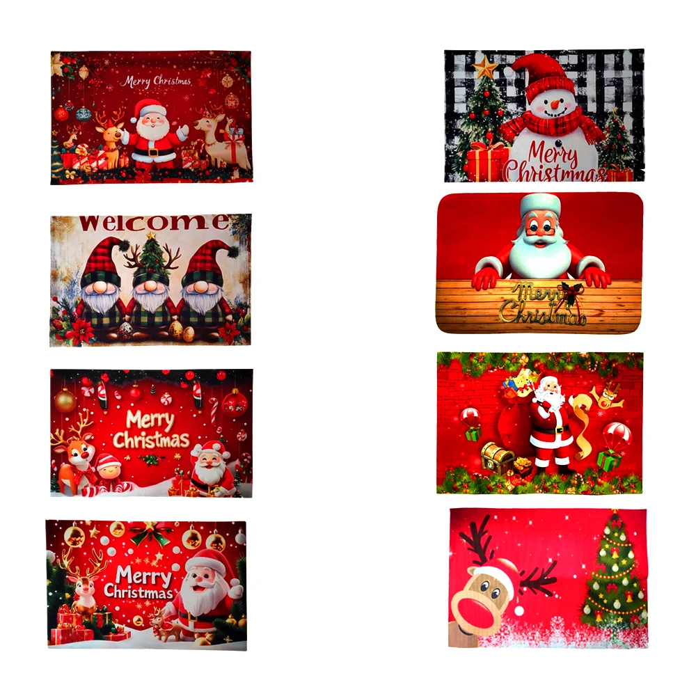 Tapete rectangular con diseño navideño, 60x40cm, variedad de diseños …