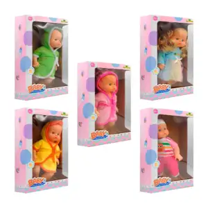Muñeca en forma de bebé interactivo, con bata o ropa, variedad de mod…