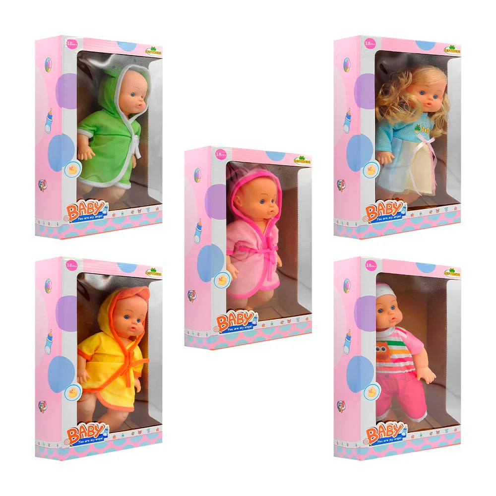 Muñeca en forma de bebé interactivo, con bata o ropa, variedad de mod…