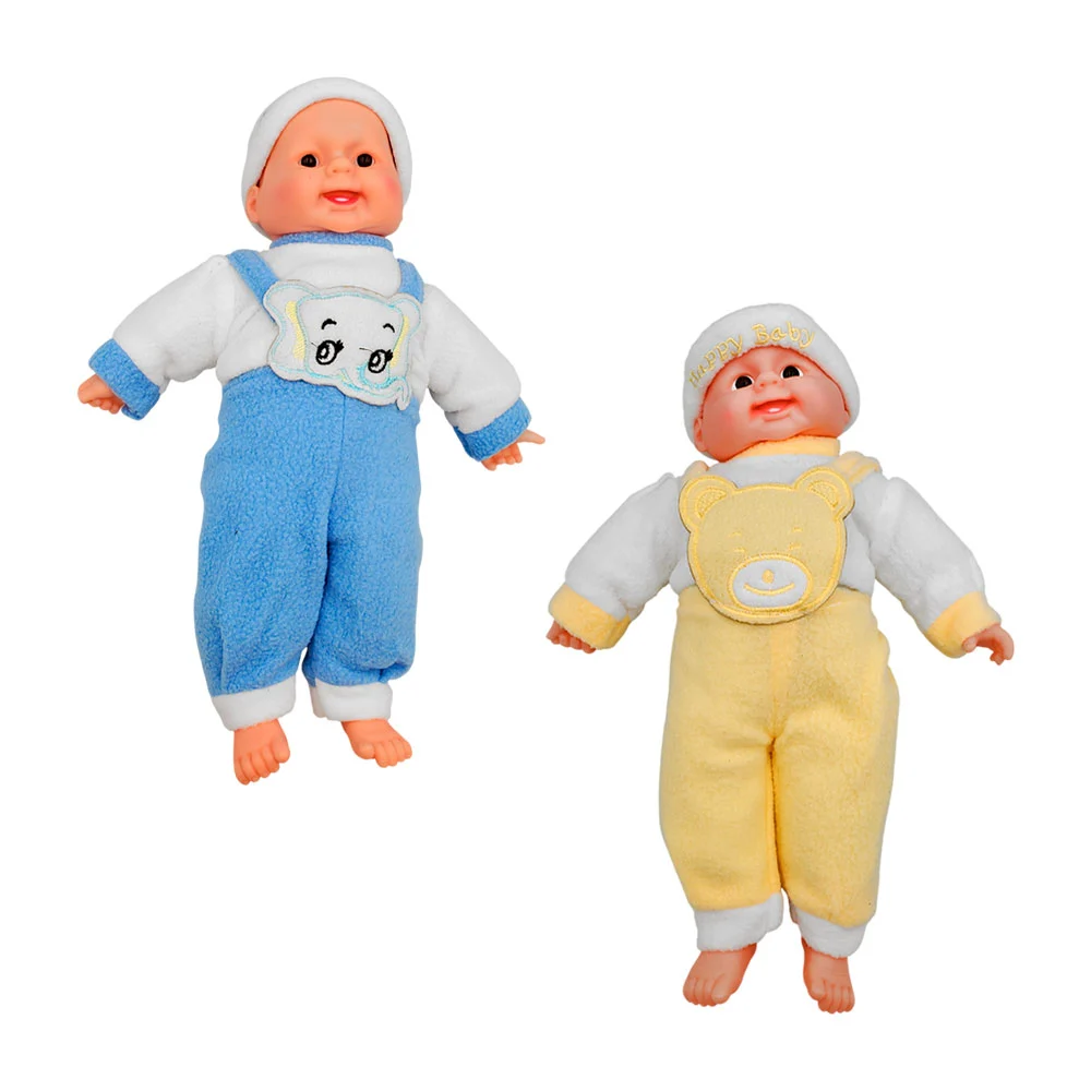 1pza Juguete / muñeca en forma de bebé con pijama y gorro afelpado / …