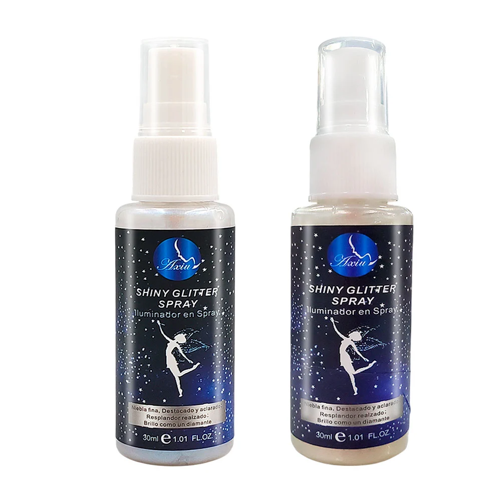 Iluminador en spray axiu con destellos de glitter, 30ml, variedad de …