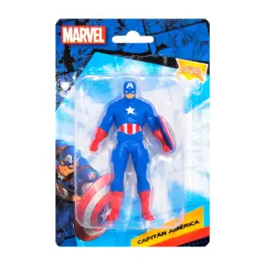 Juguete / figura pequeña de plástico en forma del Capitán américa