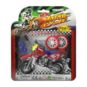 Motocicleta de motocross plástica, de juguete con accesorios intercam…