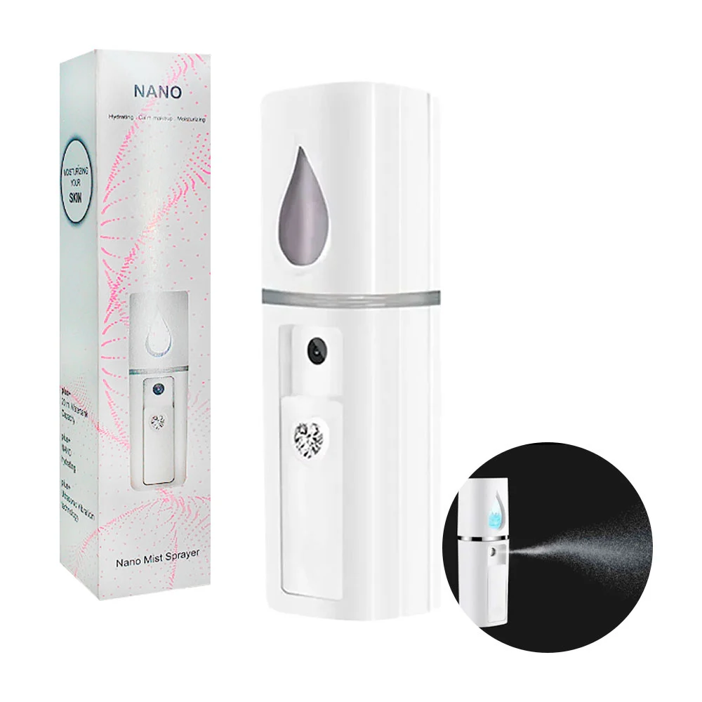 Nano spray de agua mineral, compacto, portátil, recargable / pe-08 / …