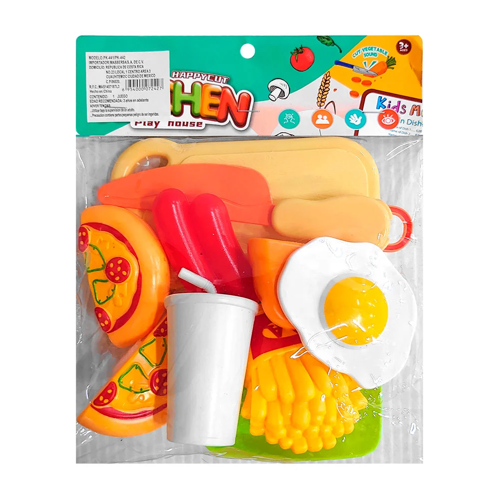 Set de juego de comida de juguete con temática de comida rápida / kit…