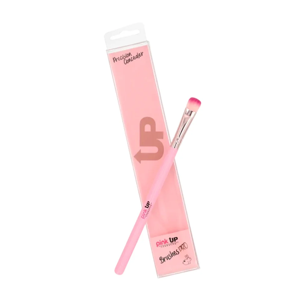 Brocha pink up para difuminar el corrector, cerdas suaves / pk20