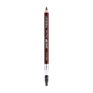 Lápiz para ceja con cepillo pink up en tono brown, 1g / pkbb02