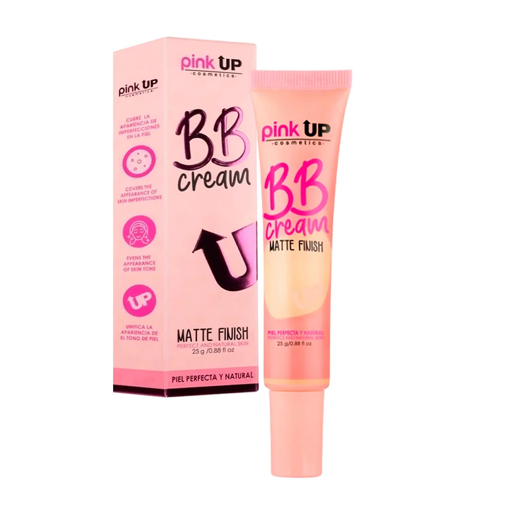 Bb cream pink up tono light cobertura ligera con acabado matte, 25g /…