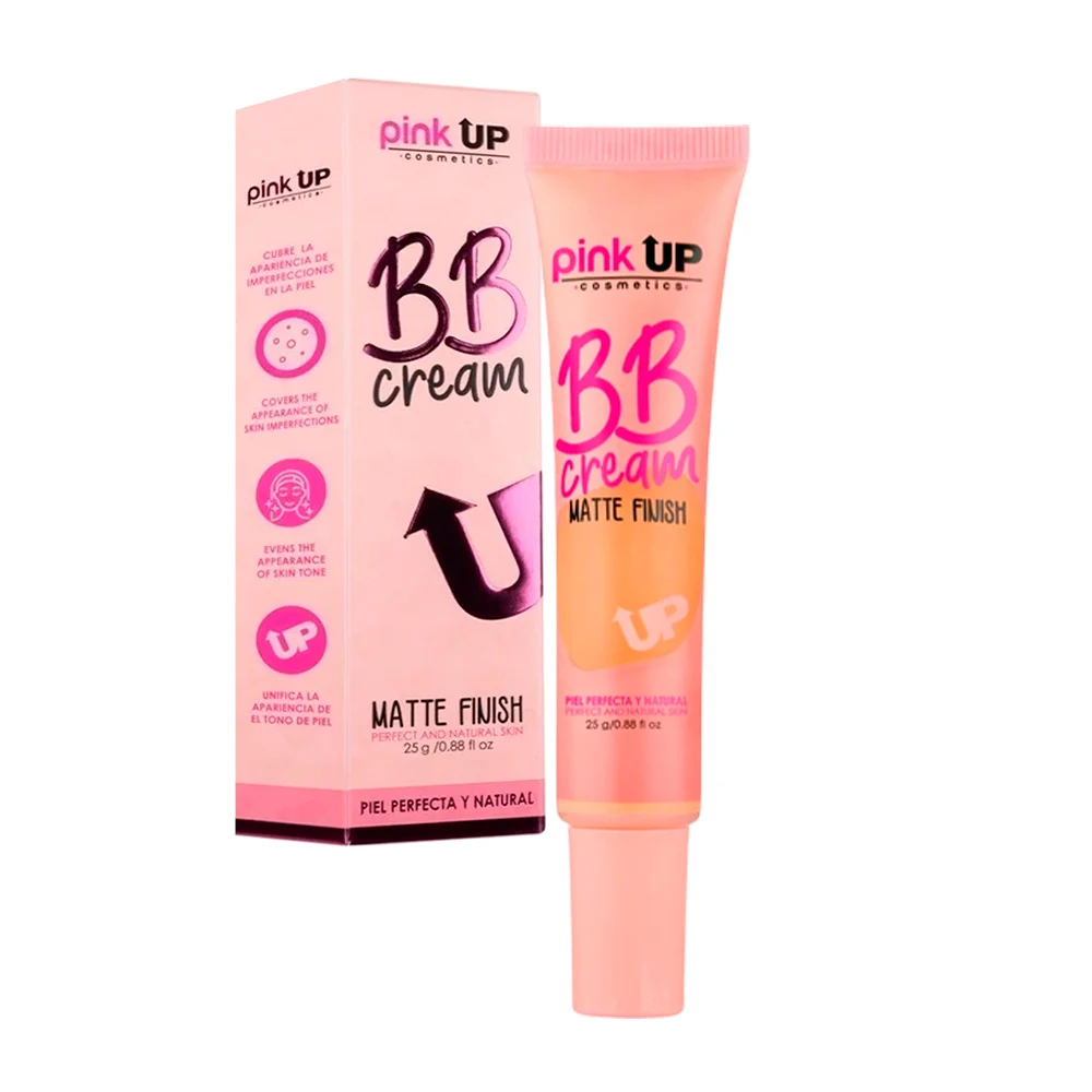 Bb cream pink up tono tan cobertura ligera con acabado matte, 25g / p…