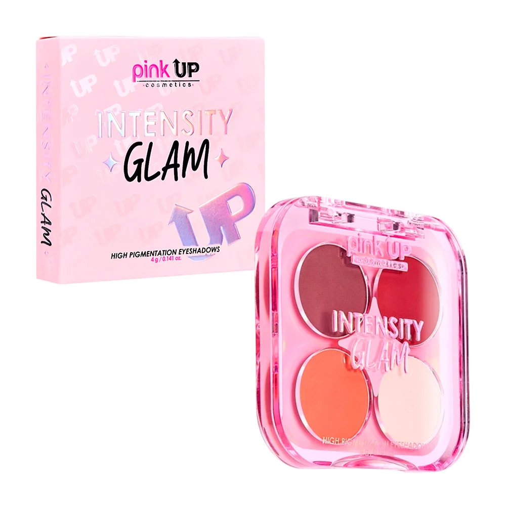 Paleta de sombras pink up con 4 colores intensity glam en tono charm,…