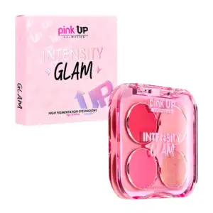 Paleta de sombras pink up con 4 colores intensity glam en tono bloom,…